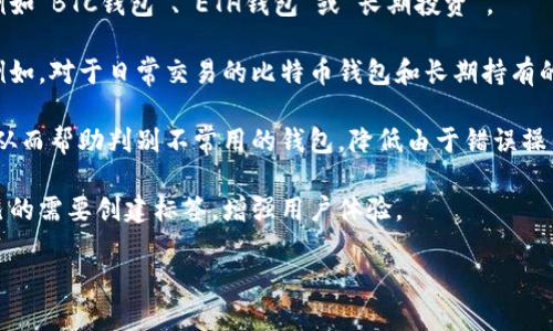 虚拟币钱包标签通常是指为了帮助用户识别和管理虚拟货币钱包，使用的一种标识。当涉及到虚拟货币的管理时，用户可能需要对多个钱包进行分类、排序或管理，因此在这些钱包上使用标签可以提升便捷性和组织性。以下是一些相关信息：

1. **标签的功能**：通过给不同的钱包添加标签，用户可以快速找到某种特定类型的币或服务，例如“BTC钱包”、“ETH钱包”或“长期投资”。

2. **管理多钱包的便捷性**：如果用户有多个钱包，标签可以帮助他们更好地管理自己的资产。例如，对于日常交易的比特币钱包和长期持有的以太坊钱包，用户可以设定不同的标签，以便于区分。

3. **安全性**：某些钱包提供标签功能，旨在提升安全性。用户可以为每个钱包设置描述性标签，从而帮助判别不常用的钱包，降低由于错误操作而导致的资产损失风险。

4. **个性化**：许多虚拟币钱包允许用户自定义标签，实现个人化的管理方案。用户可以根据自己的需要创建标签，增强用户体验。

如果您想进一步了解特定的虚拟币钱包功能或相关技术，欢迎提出。